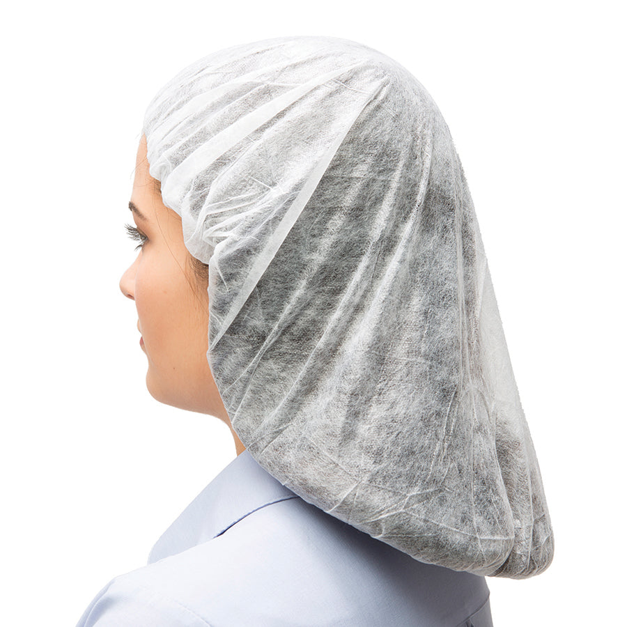 AMMEX Disposable Bouffant Caps, 1000 Hair Nets, Elastic Dust Cap for Commercial Food Service, Head Covers for Restaurant Use