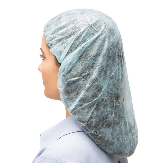 AMMEX Disposable Bouffant Caps, 1000 Hair Nets, Elastic Dust Cap for Commercial Food Service, Head Covers for Restaurant Use